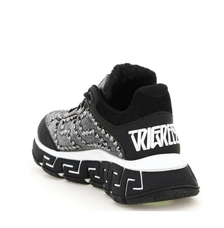 Versace Trigreca Crystal Sneaker 'Black'