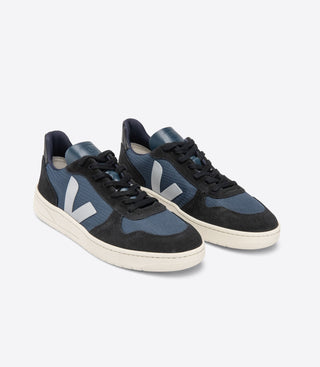 Veja V-10 Ripstop Nautico Oxford Trainer Grey Black