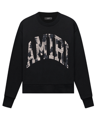 Amiri Collegiate Logo Crew 