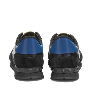Valentino Rockrunner Camouflage Trainer Blue